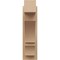 Ekena Millwork 6-in W x 14-in D x 22-in H Balboa Block Rough Cedar Woodgrain TimberThane Outlooker, Primed Tan OUTUR060X14X22BOA44RCPR - alternate 3